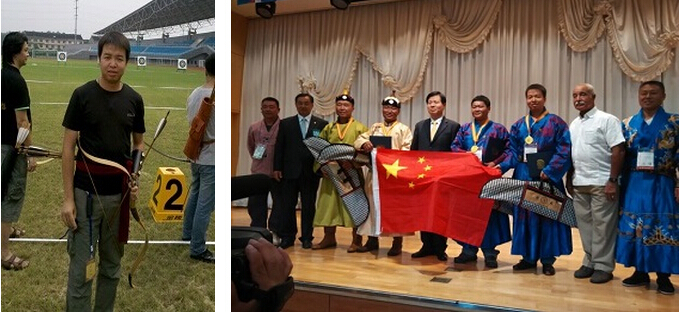 索電產品經理秦宗俊先生榮獲2014年第八屆國際傳統射擊大會團體第一名